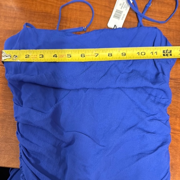NWT WeWoreWhat Ronnie Dress Royal Blue Bodycon Ruched Form-Fitting Mini Dress XS - Picture 6 of 10